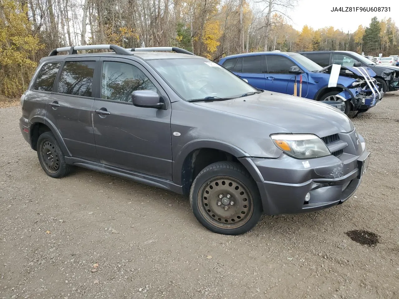 2006 Mitsubishi Outlander Limited VIN: JA4LZ81F96U608731 Lot: 76981404