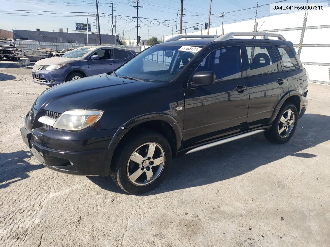 2006 Mitsubishi Outlander Se VIN: JA4LX41F66U007310 Lot: 77763124