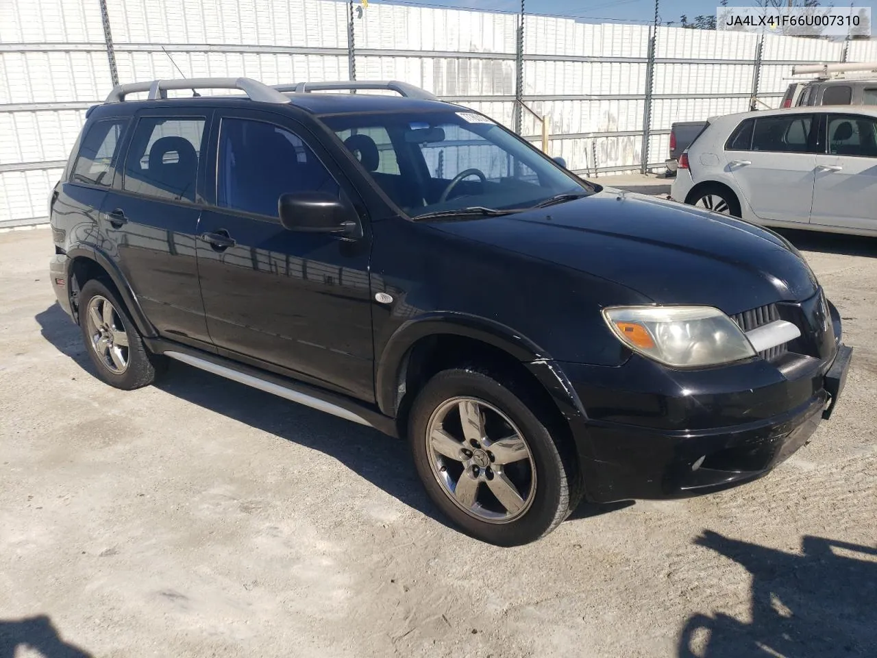 2006 Mitsubishi Outlander Se VIN: JA4LX41F66U007310 Lot: 77763124