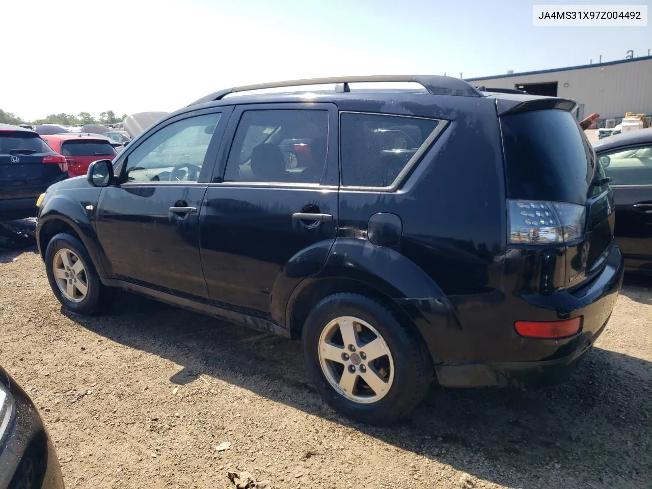 2007 Mitsubishi Outlander Es VIN: JA4MS31X97Z004492 Lot: 58528574