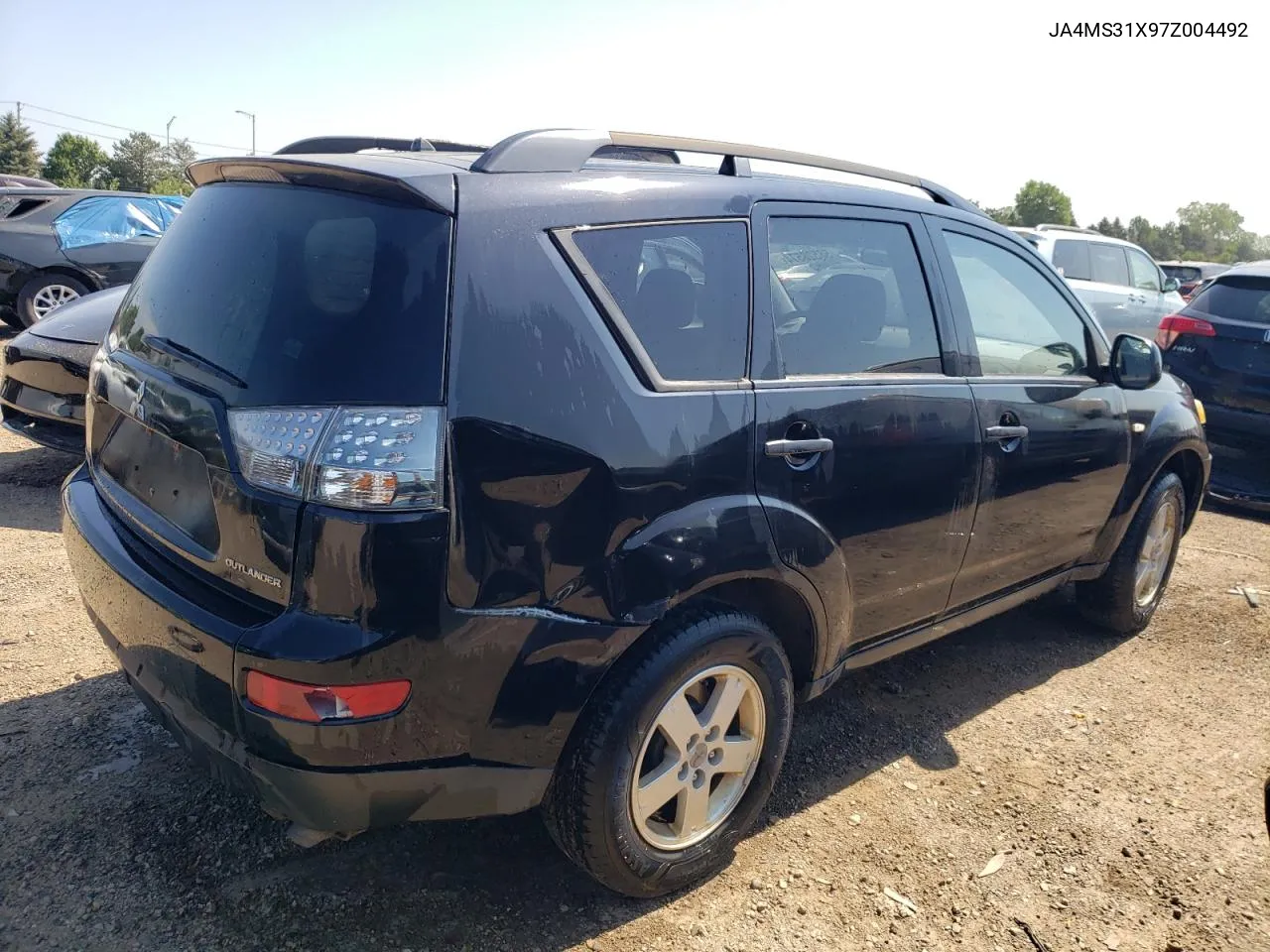 2007 Mitsubishi Outlander Es VIN: JA4MS31X97Z004492 Lot: 58528574