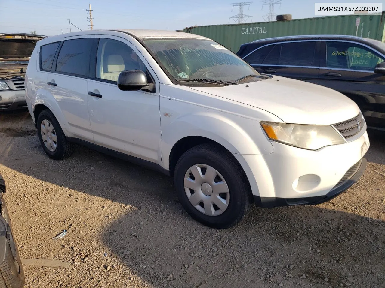 2007 Mitsubishi Outlander Es VIN: JA4MS31X57Z003307 Lot: 68430564