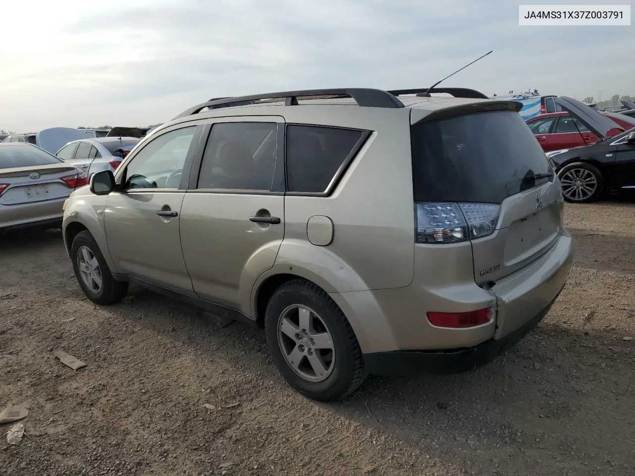 2007 Mitsubishi Outlander Es VIN: JA4MS31X37Z003791 Lot: 70578084