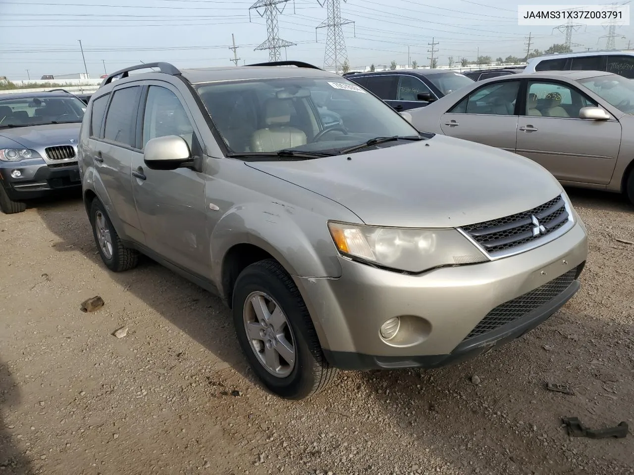 JA4MS31X37Z003791 2007 Mitsubishi Outlander Es