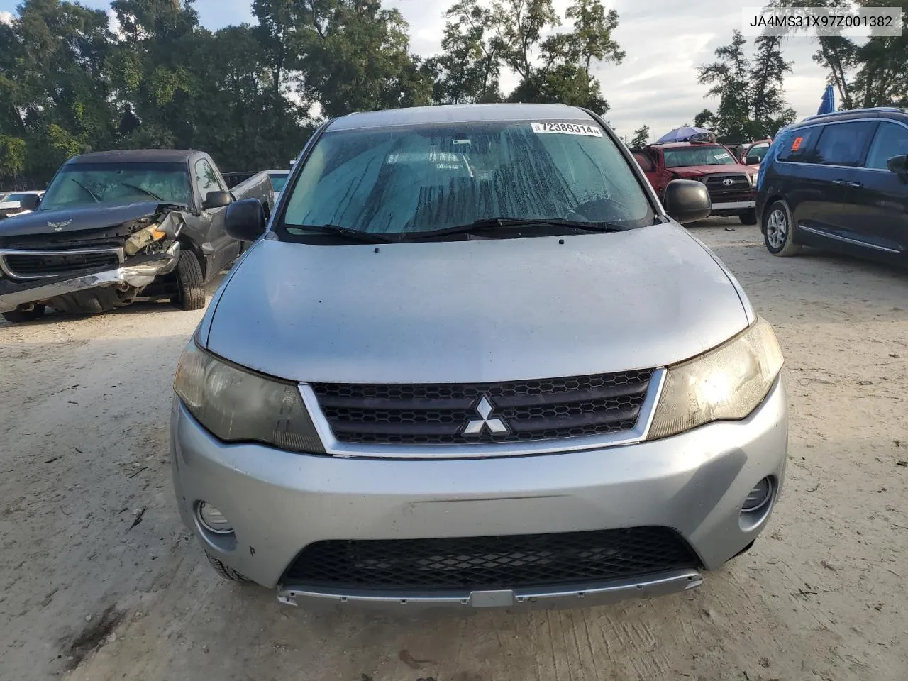 JA4MS31X97Z001382 2007 Mitsubishi Outlander Es