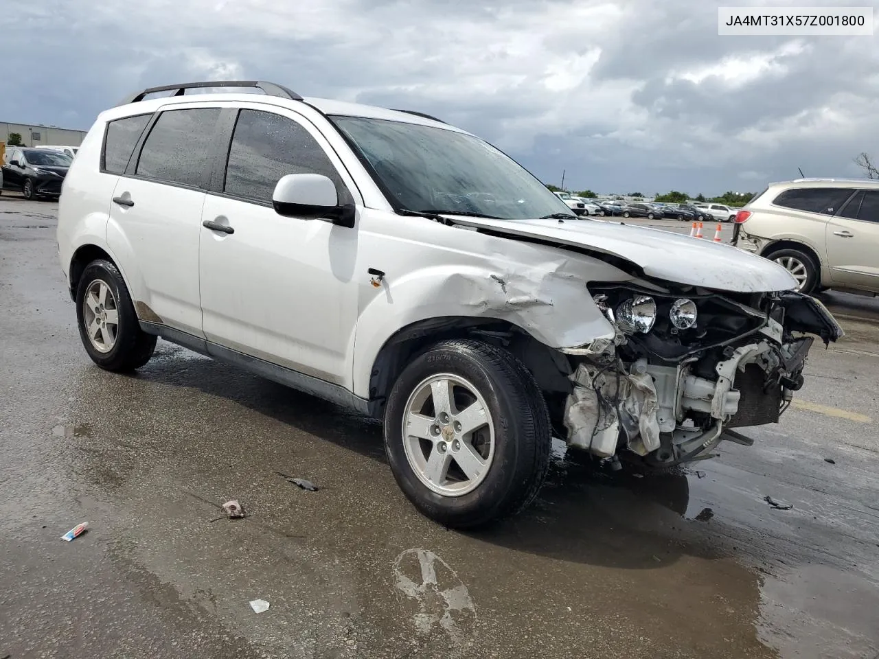 2007 Mitsubishi Outlander Ls VIN: JA4MT31X57Z001800 Lot: 73374474