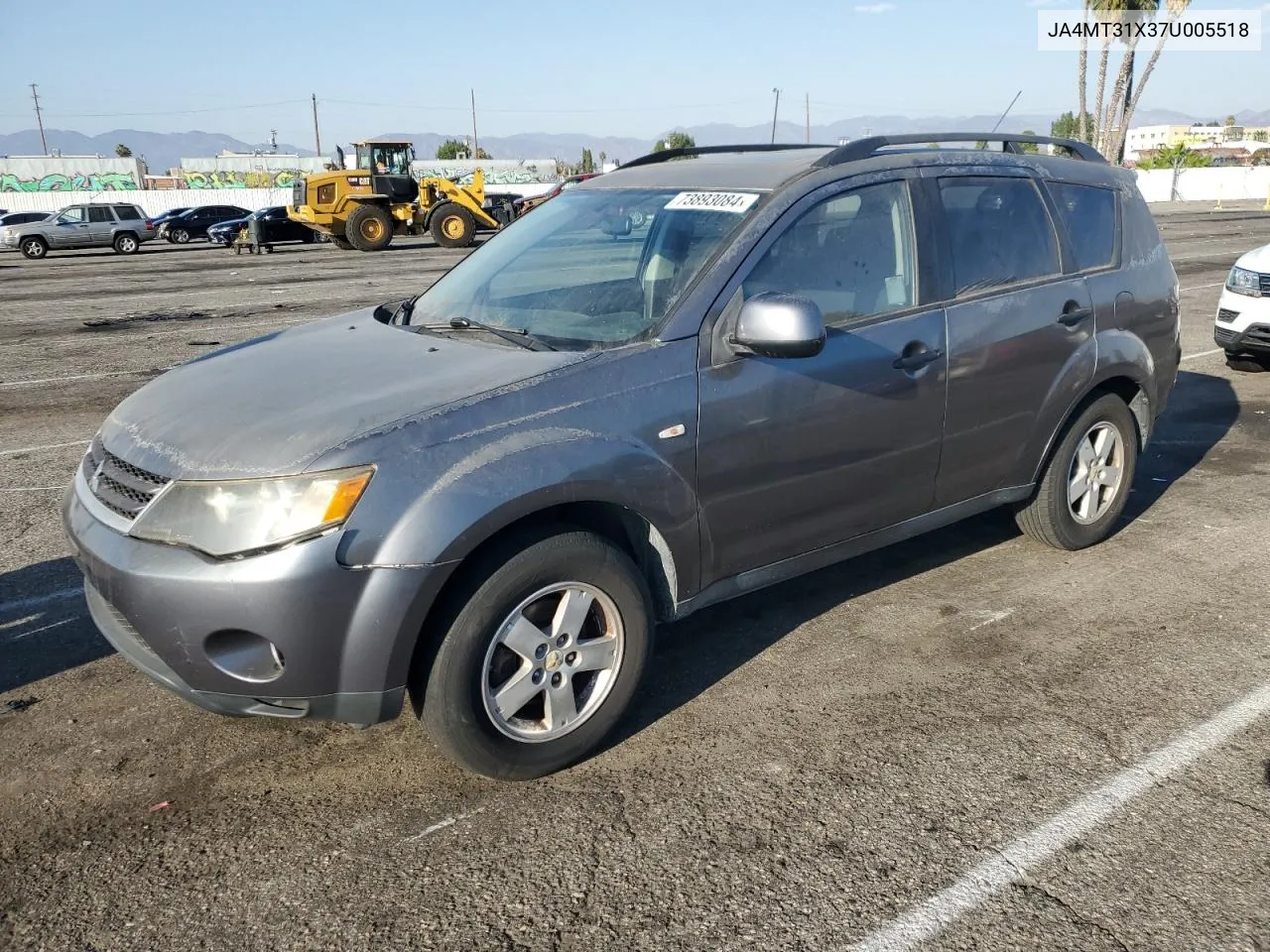 2007 Mitsubishi Outlander Ls VIN: JA4MT31X37U005518 Lot: 73893084