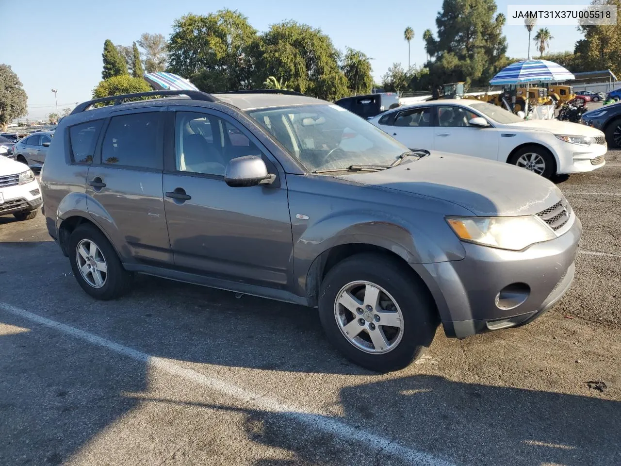 2007 Mitsubishi Outlander Ls VIN: JA4MT31X37U005518 Lot: 73893084