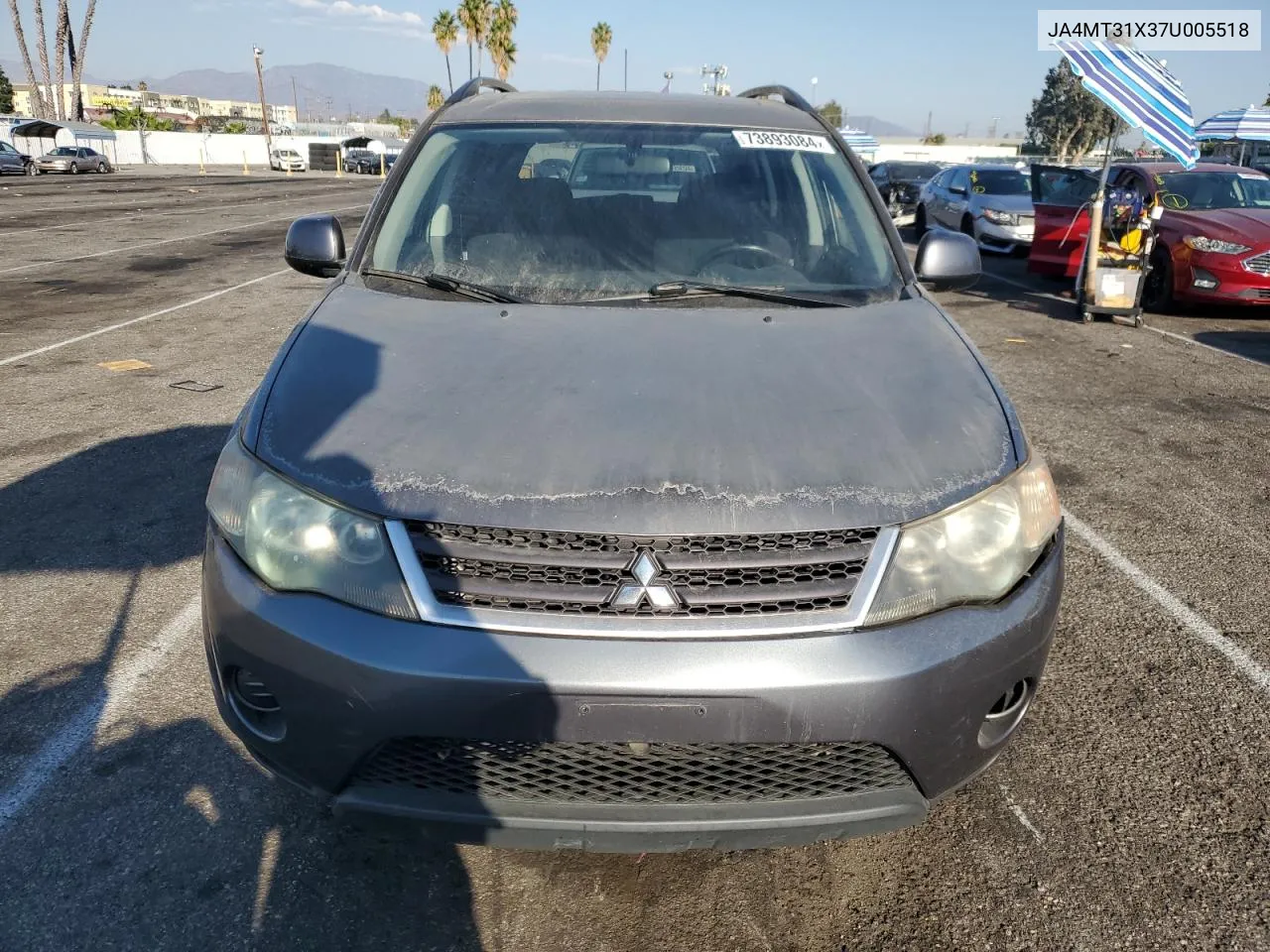 2007 Mitsubishi Outlander Ls VIN: JA4MT31X37U005518 Lot: 73893084