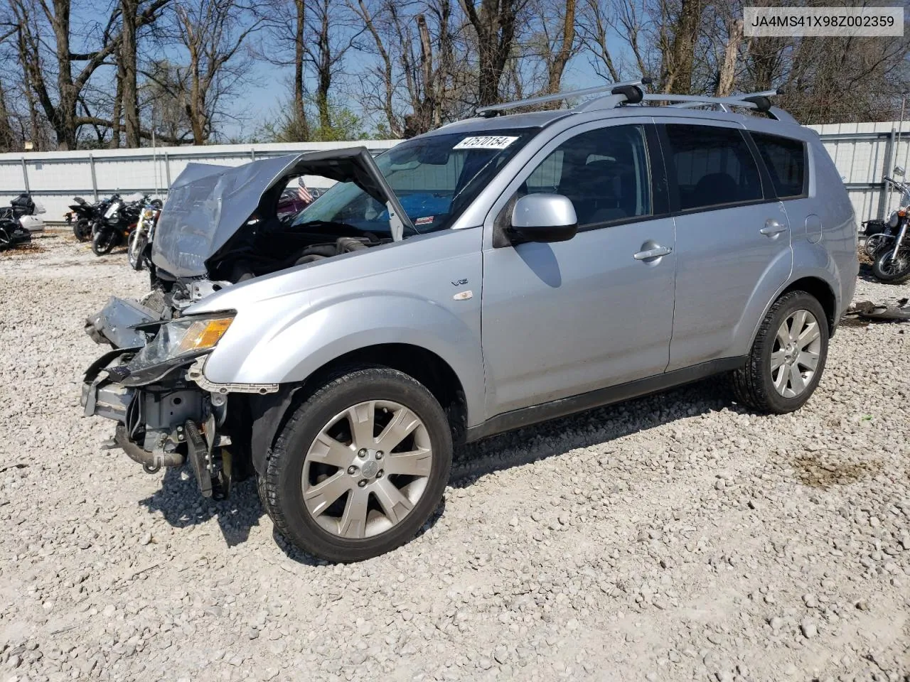 2008 Mitsubishi Outlander Xls VIN: JA4MS41X98Z002359 Lot: 47570154