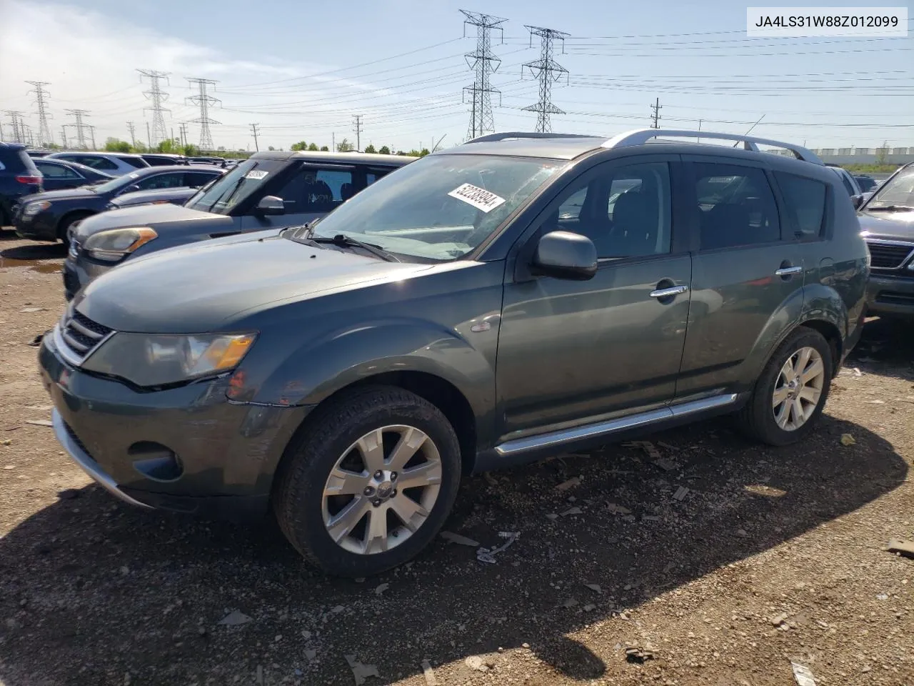 2008 Mitsubishi Outlander Se VIN: JA4LS31W88Z012099 Lot: 52238994