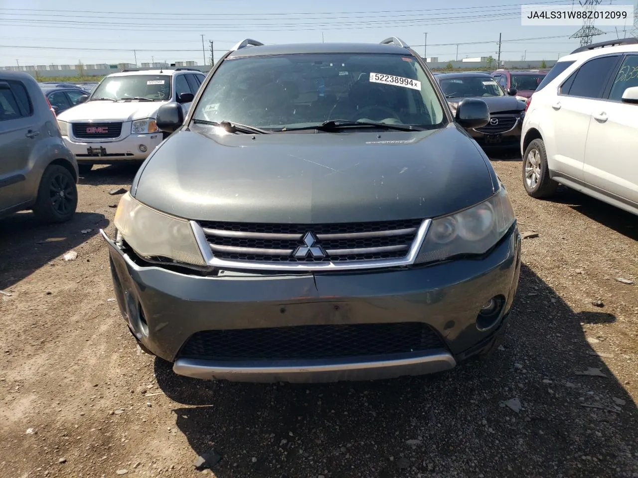 2008 Mitsubishi Outlander Se VIN: JA4LS31W88Z012099 Lot: 52238994