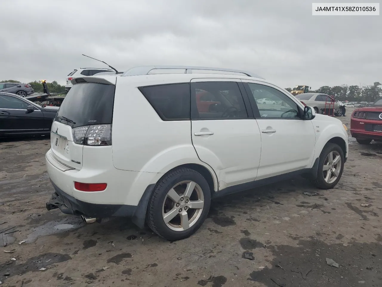 2008 Mitsubishi Outlander Xls VIN: JA4MT41X58Z010536 Lot: 66134944