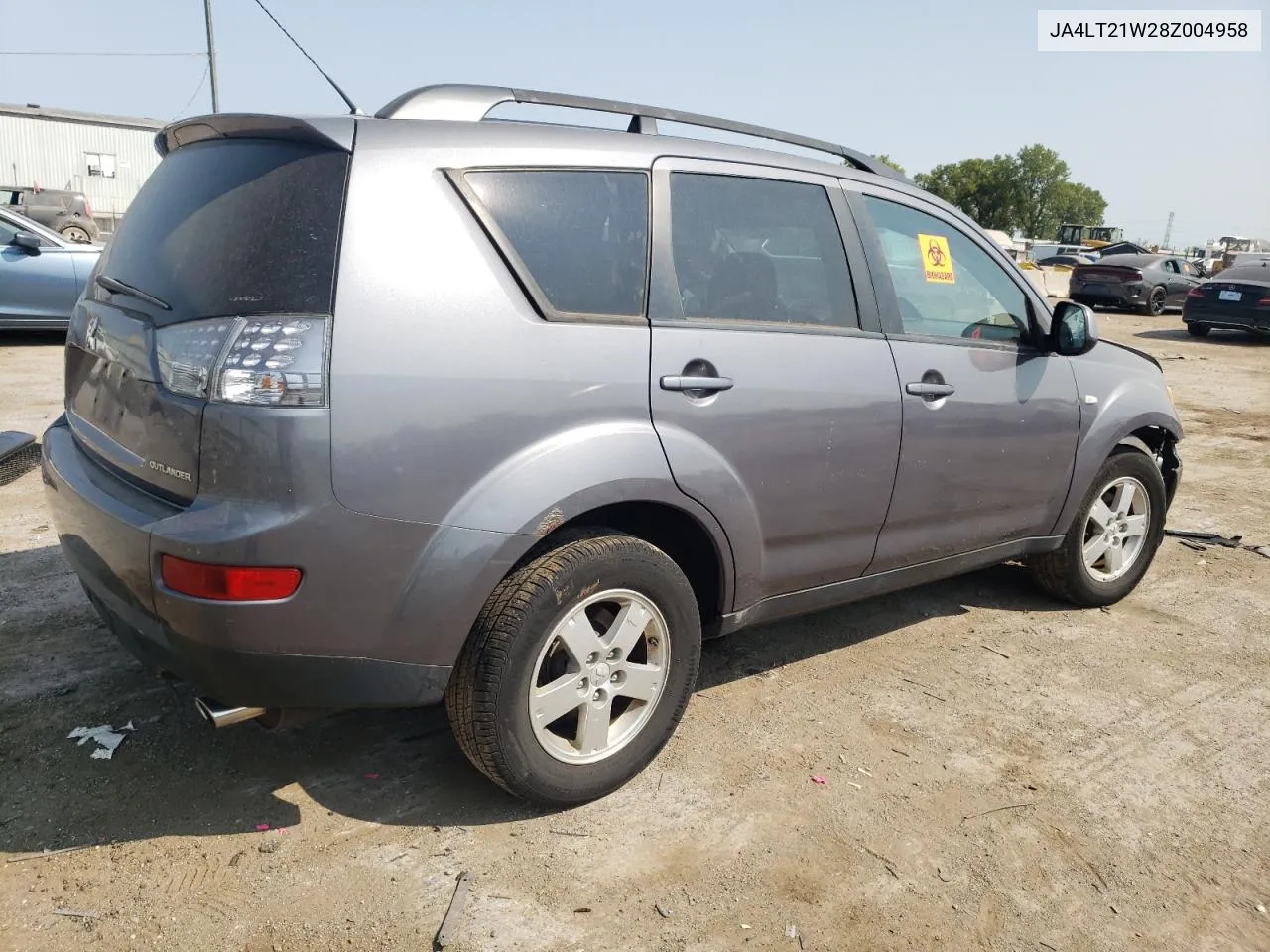 JA4LT21W28Z004958 2008 Mitsubishi Outlander Es