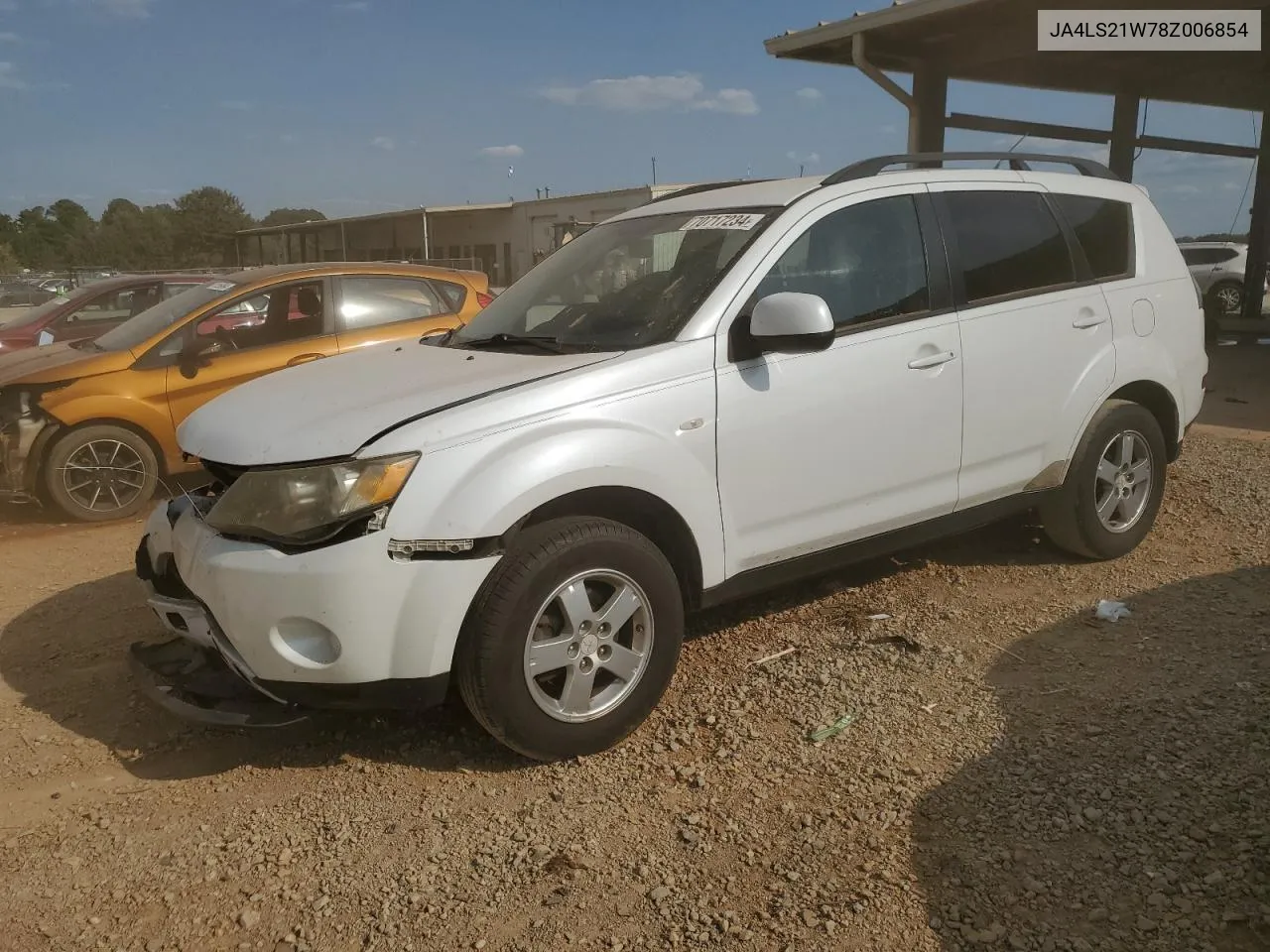 2008 Mitsubishi Outlander Es VIN: JA4LS21W78Z006854 Lot: 70717234