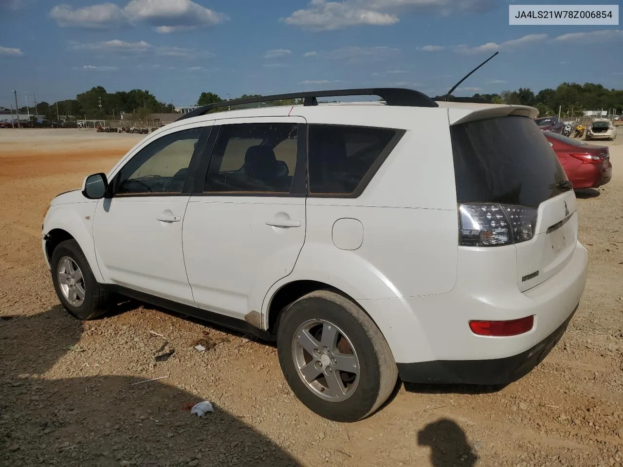 2008 Mitsubishi Outlander Es VIN: JA4LS21W78Z006854 Lot: 70717234