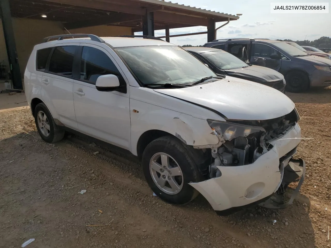 2008 Mitsubishi Outlander Es VIN: JA4LS21W78Z006854 Lot: 70717234