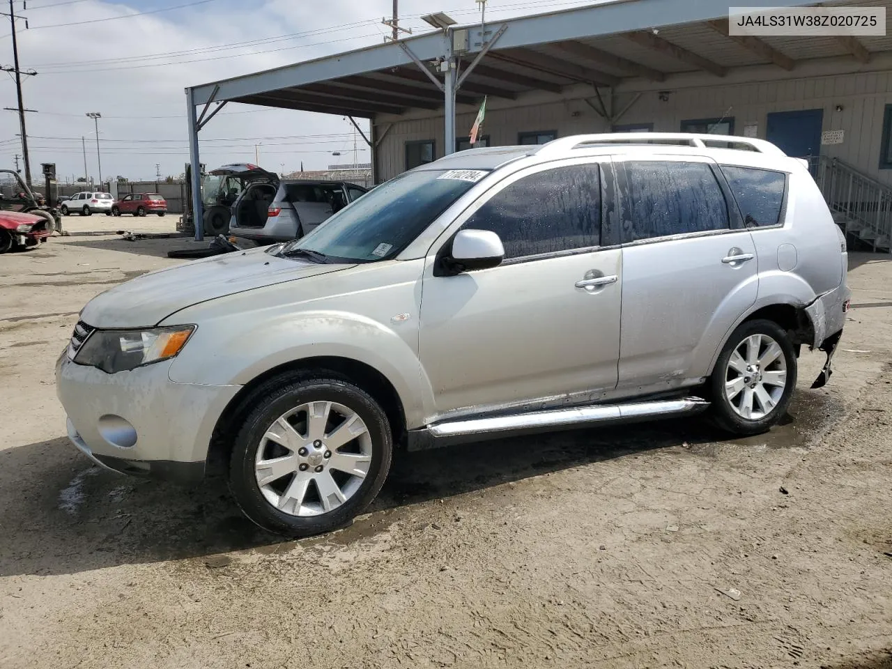 2008 Mitsubishi Outlander Se VIN: JA4LS31W38Z020725 Lot: 71102784