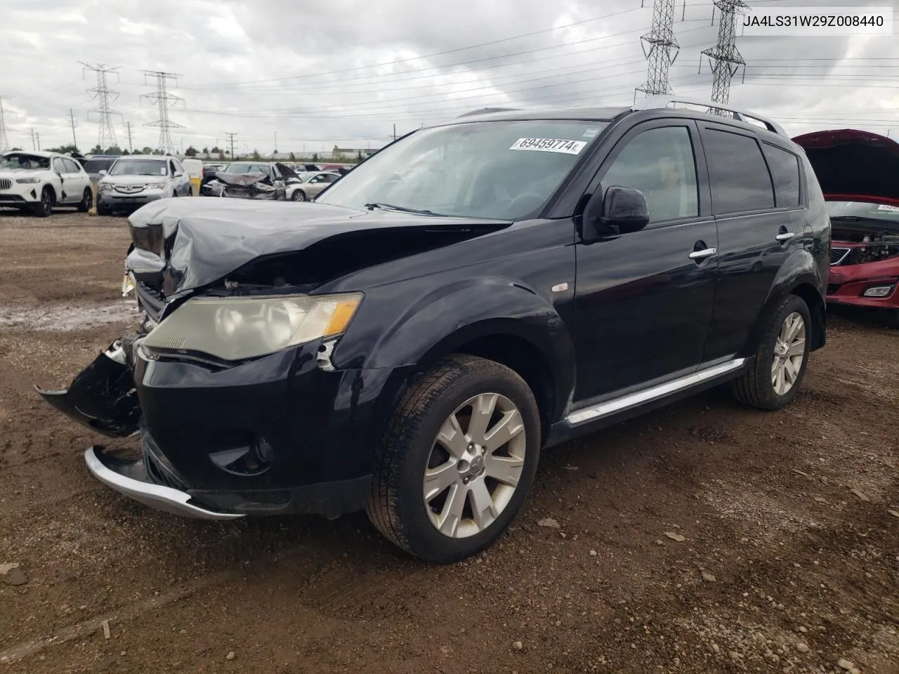 2009 Mitsubishi Outlander Se VIN: JA4LS31W29Z008440 Lot: 69459774