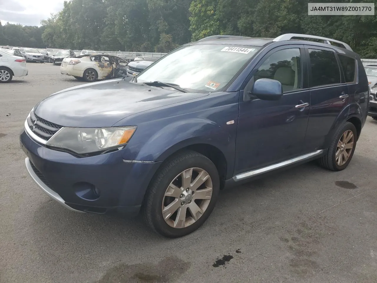 JA4MT31W89Z001770 2009 Mitsubishi Outlander Se