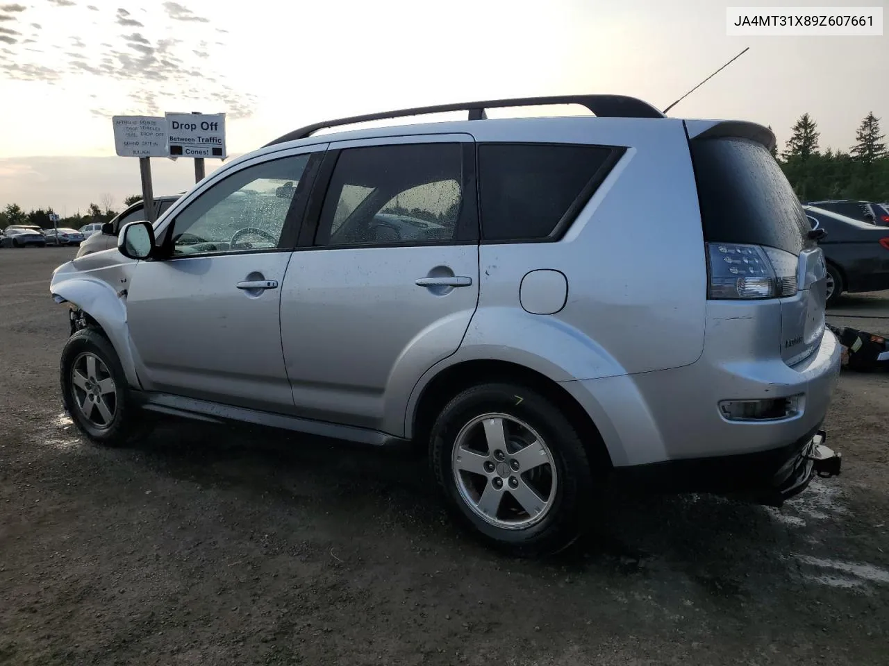 2009 Mitsubishi Outlander Se VIN: JA4MT31X89Z607661 Lot: 70989854