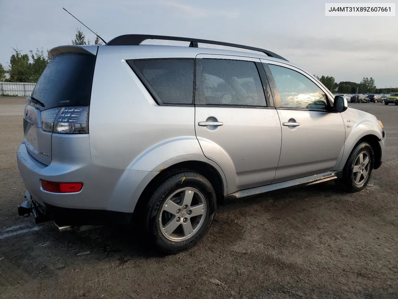 2009 Mitsubishi Outlander Se VIN: JA4MT31X89Z607661 Lot: 70989854