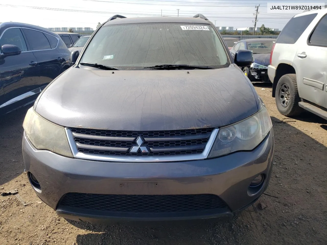 2009 Mitsubishi Outlander Es VIN: JA4LT21W89Z011494 Lot: 72094324