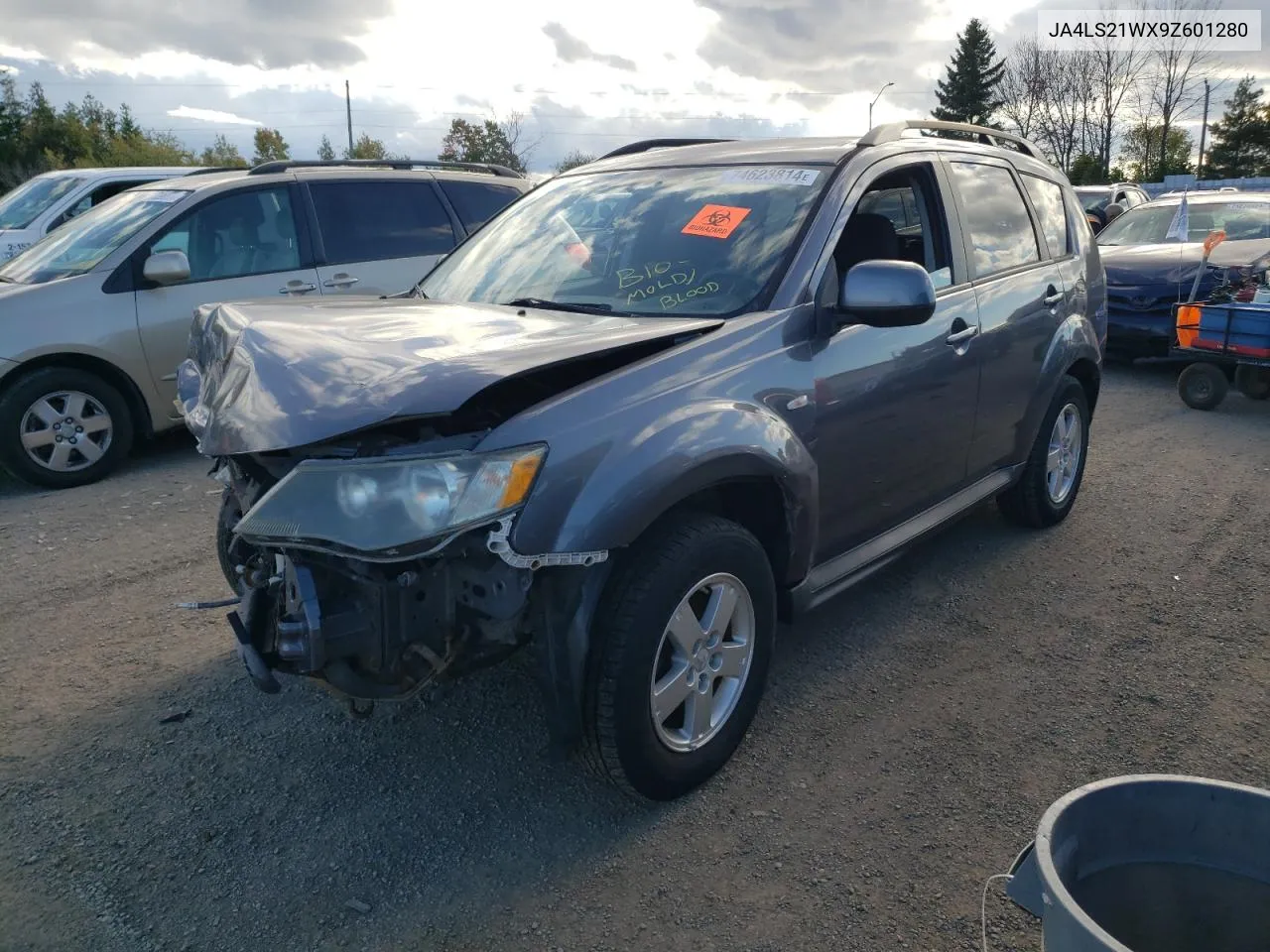 2009 Mitsubishi Outlander Es VIN: JA4LS21WX9Z601280 Lot: 74623814