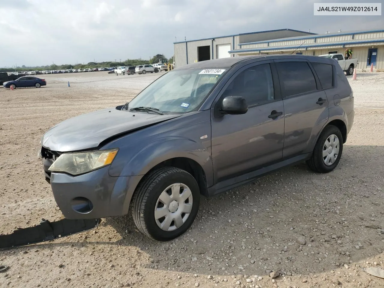 2009 Mitsubishi Outlander Es VIN: JA4LS21W49Z012614 Lot: 78601734