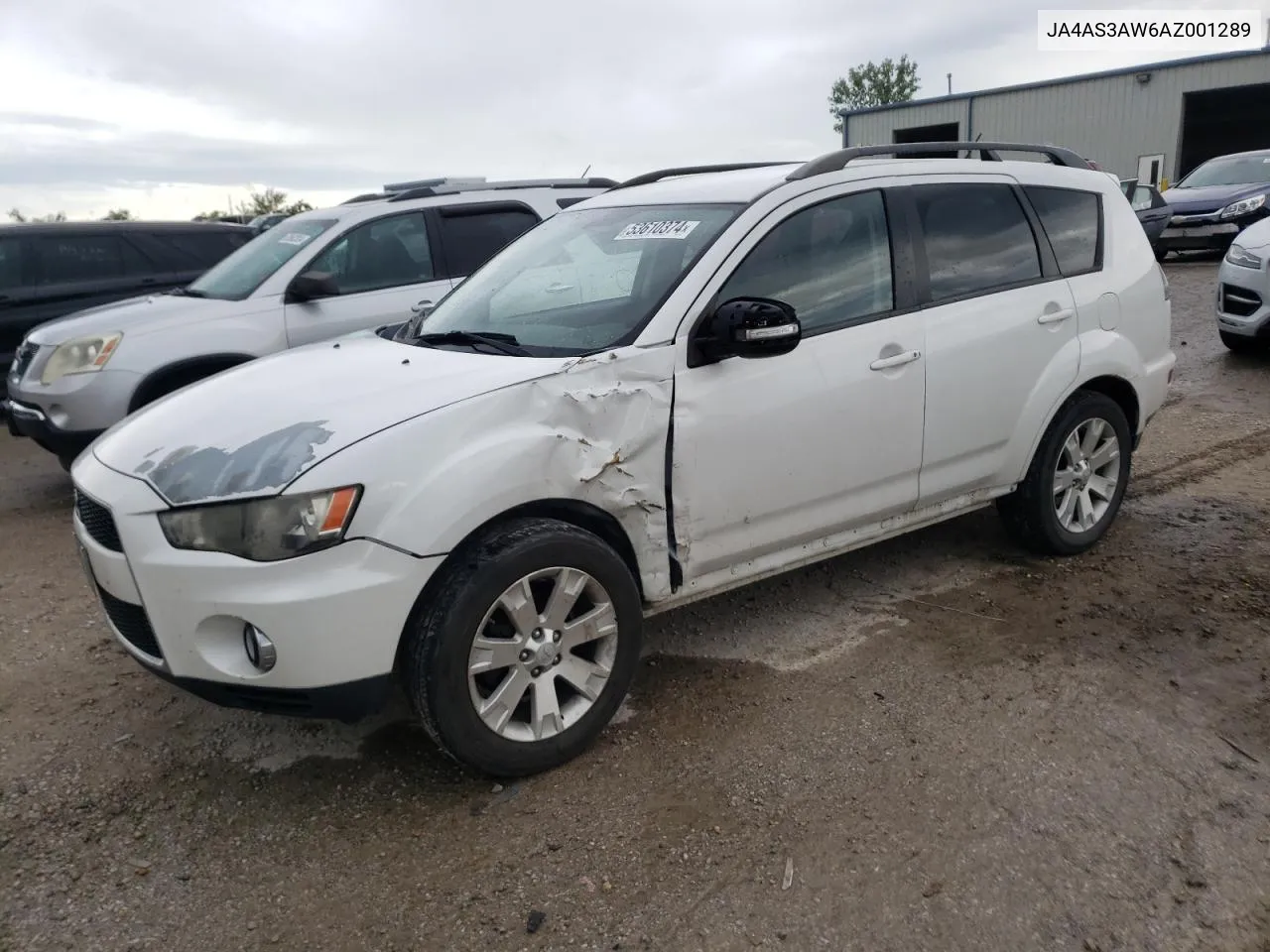 2010 Mitsubishi Outlander Se VIN: JA4AS3AW6AZ001289 Lot: 53610374