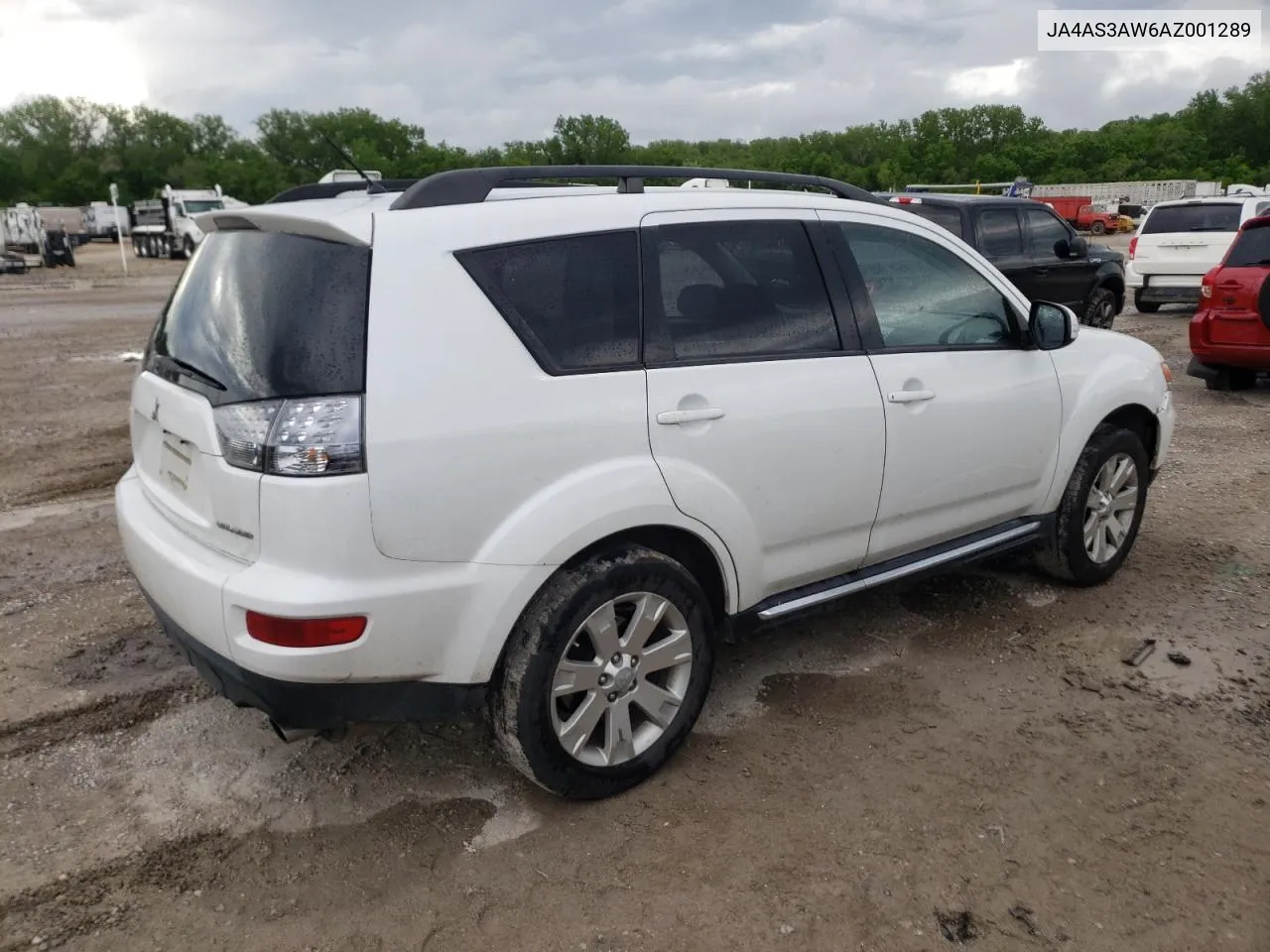 2010 Mitsubishi Outlander Se VIN: JA4AS3AW6AZ001289 Lot: 53610374