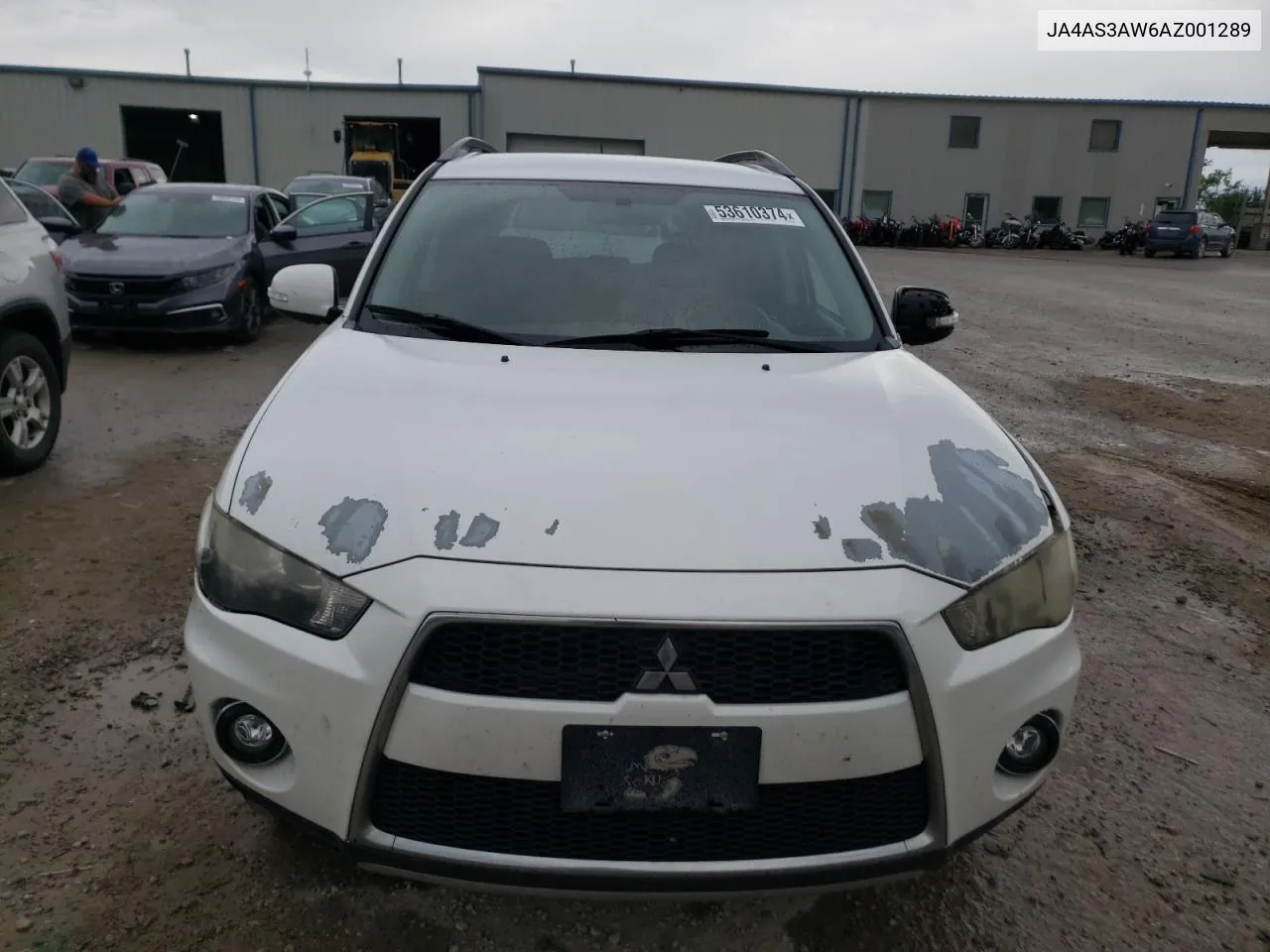 2010 Mitsubishi Outlander Se VIN: JA4AS3AW6AZ001289 Lot: 53610374