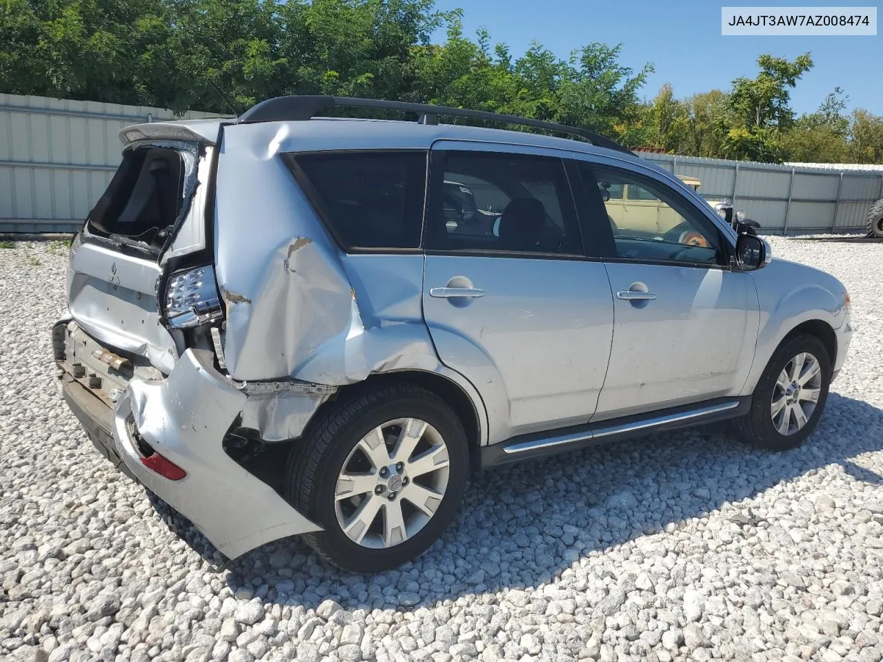 2010 Mitsubishi Outlander Se VIN: JA4JT3AW7AZ008474 Lot: 70180564