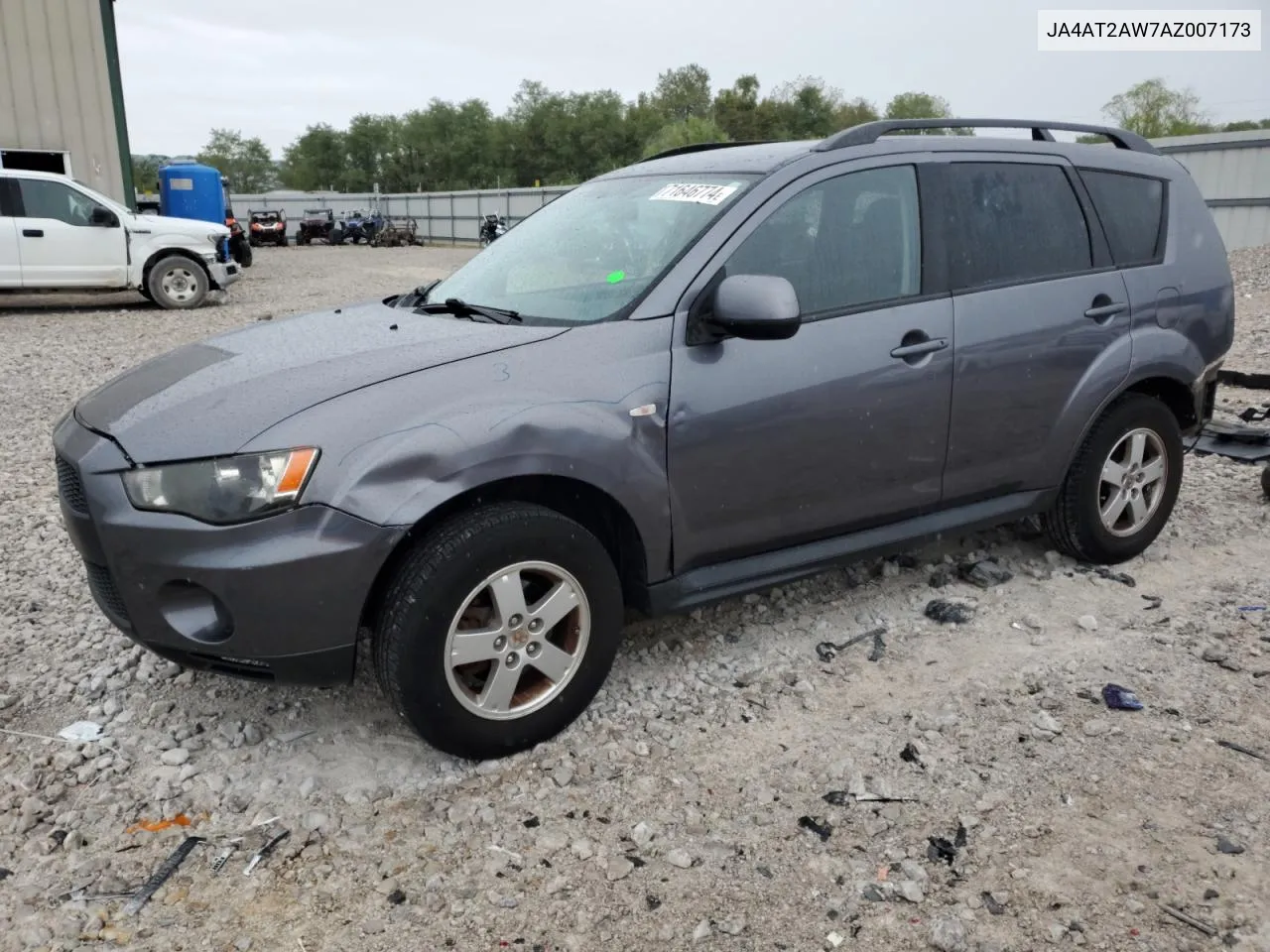 2010 Mitsubishi Outlander Es VIN: JA4AT2AW7AZ007173 Lot: 71646774