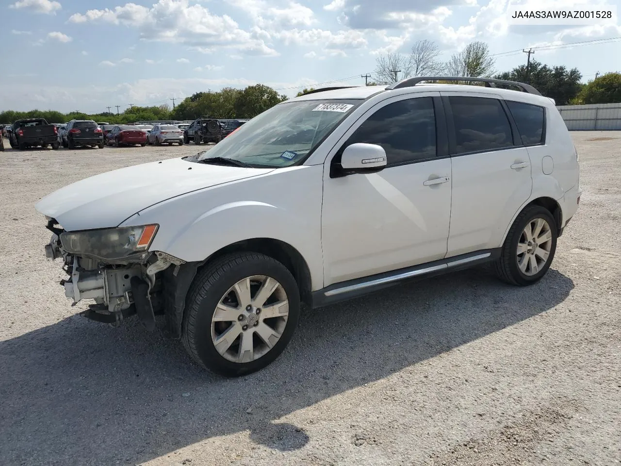 2010 Mitsubishi Outlander Se VIN: JA4AS3AW9AZ001528 Lot: 71837374