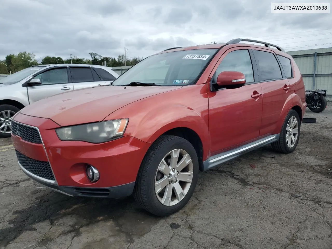 2010 Mitsubishi Outlander Se VIN: JA4JT3AWXAZ010638 Lot: 73137634