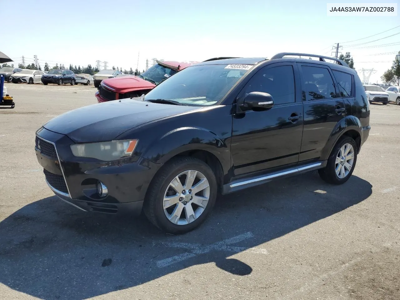 2010 Mitsubishi Outlander Se VIN: JA4AS3AW7AZ002788 Lot: 74533294