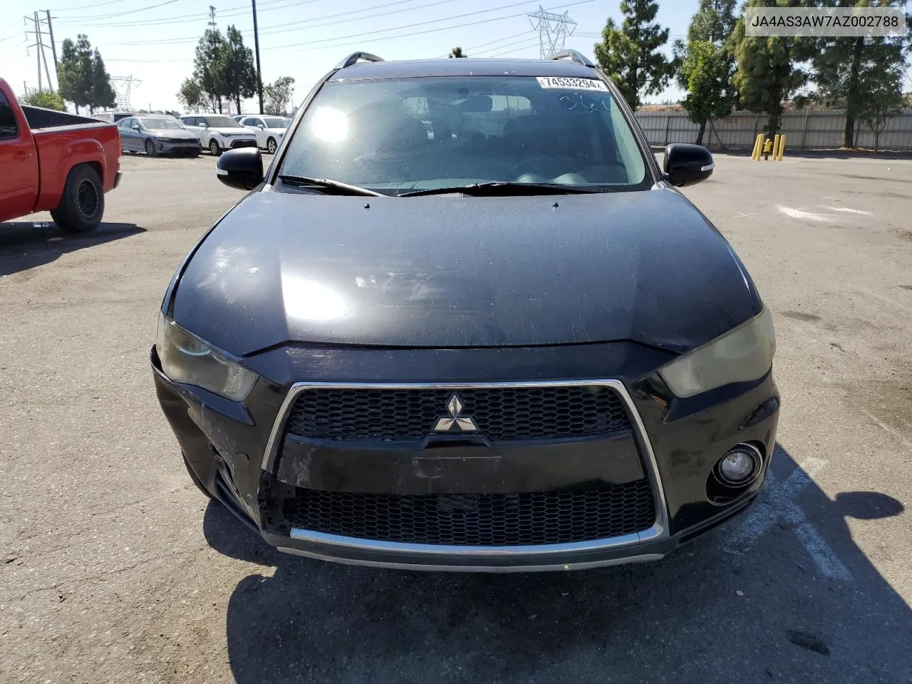 2010 Mitsubishi Outlander Se VIN: JA4AS3AW7AZ002788 Lot: 74533294