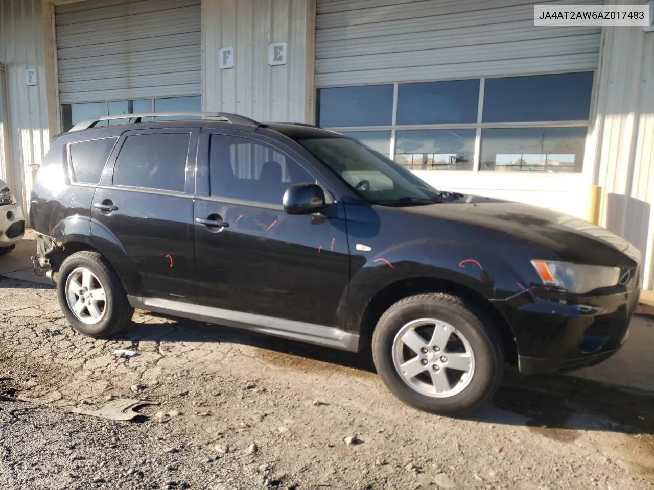 2010 Mitsubishi Outlander Es VIN: JA4AT2AW6AZ017483 Lot: 77223434