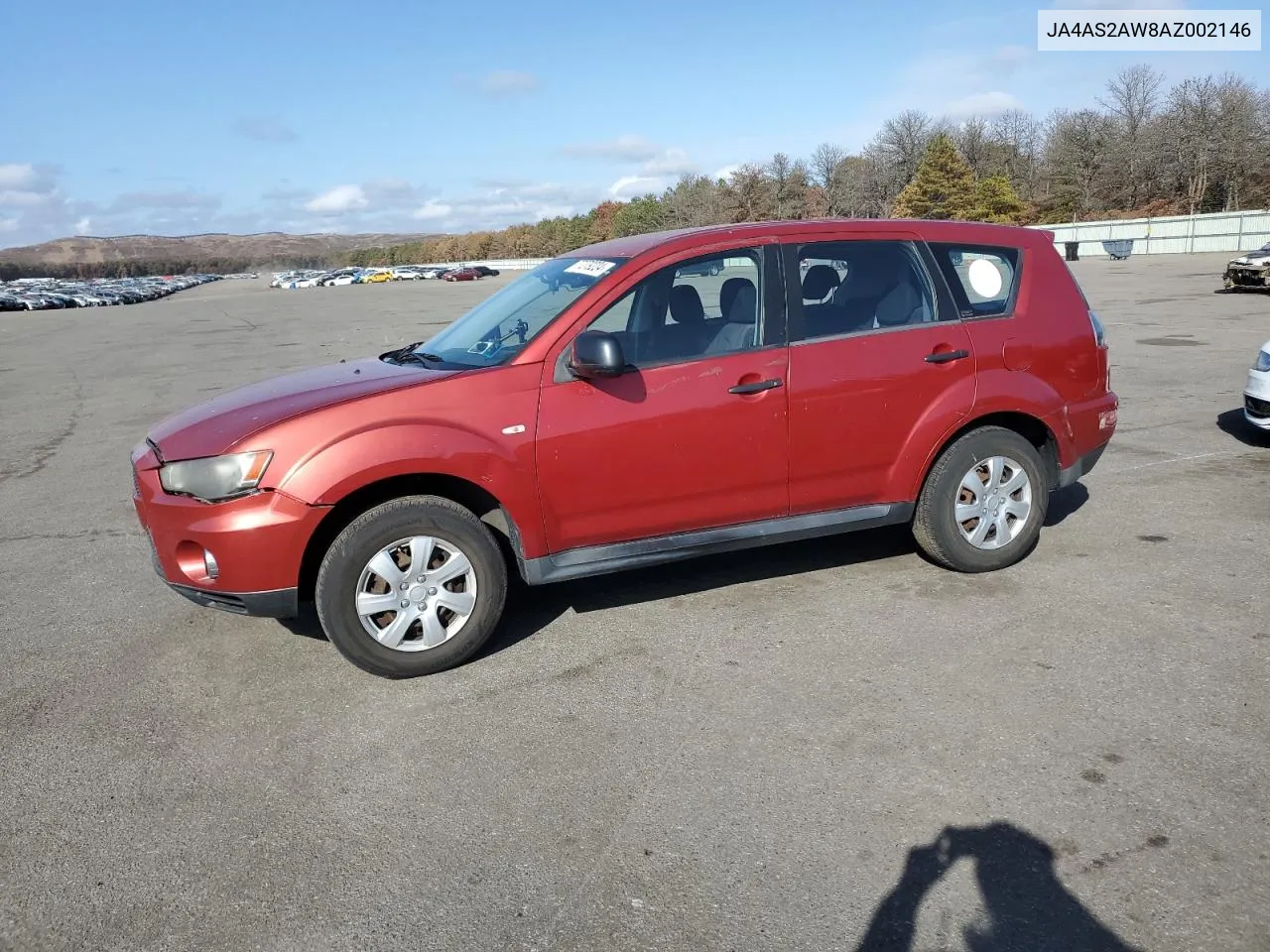 2010 Mitsubishi Outlander Es VIN: JA4AS2AW8AZ002146 Lot: 77279224