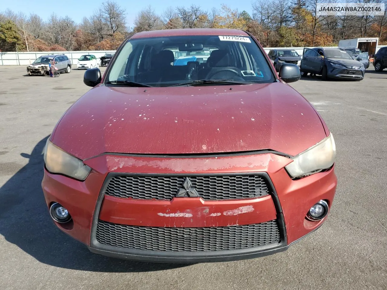 2010 Mitsubishi Outlander Es VIN: JA4AS2AW8AZ002146 Lot: 77279224