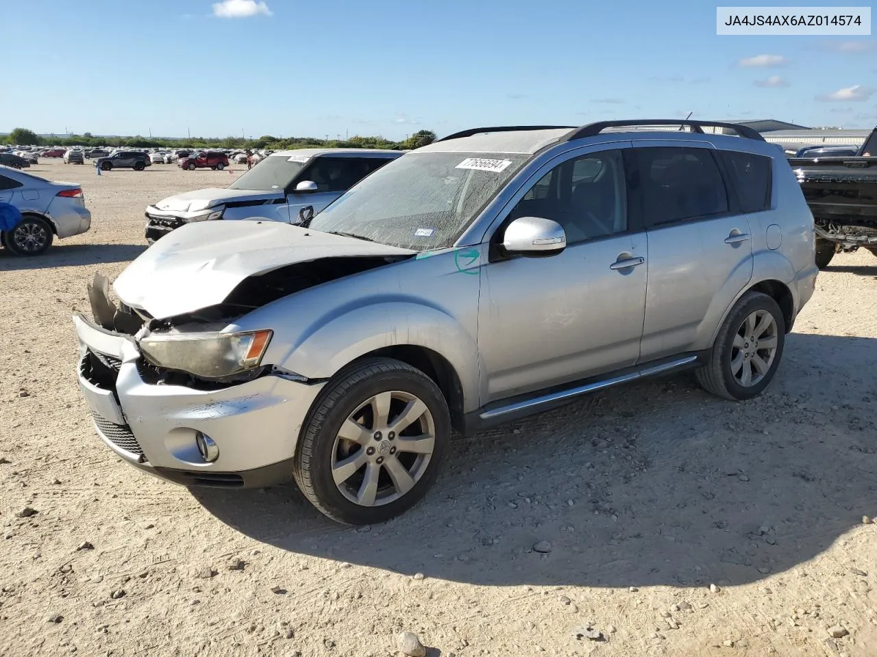 2010 Mitsubishi Outlander Xls VIN: JA4JS4AX6AZ014574 Lot: 77656694