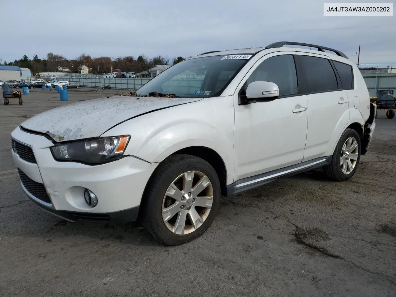 2010 Mitsubishi Outlander Se VIN: JA4JT3AW3AZ005202 Lot: 80501114