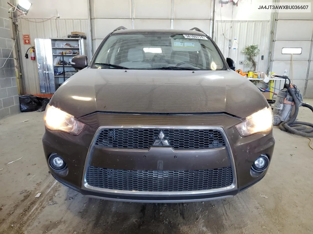 2011 Mitsubishi Outlander Se VIN: JA4JT3AWXBU036607 Lot: 58160774