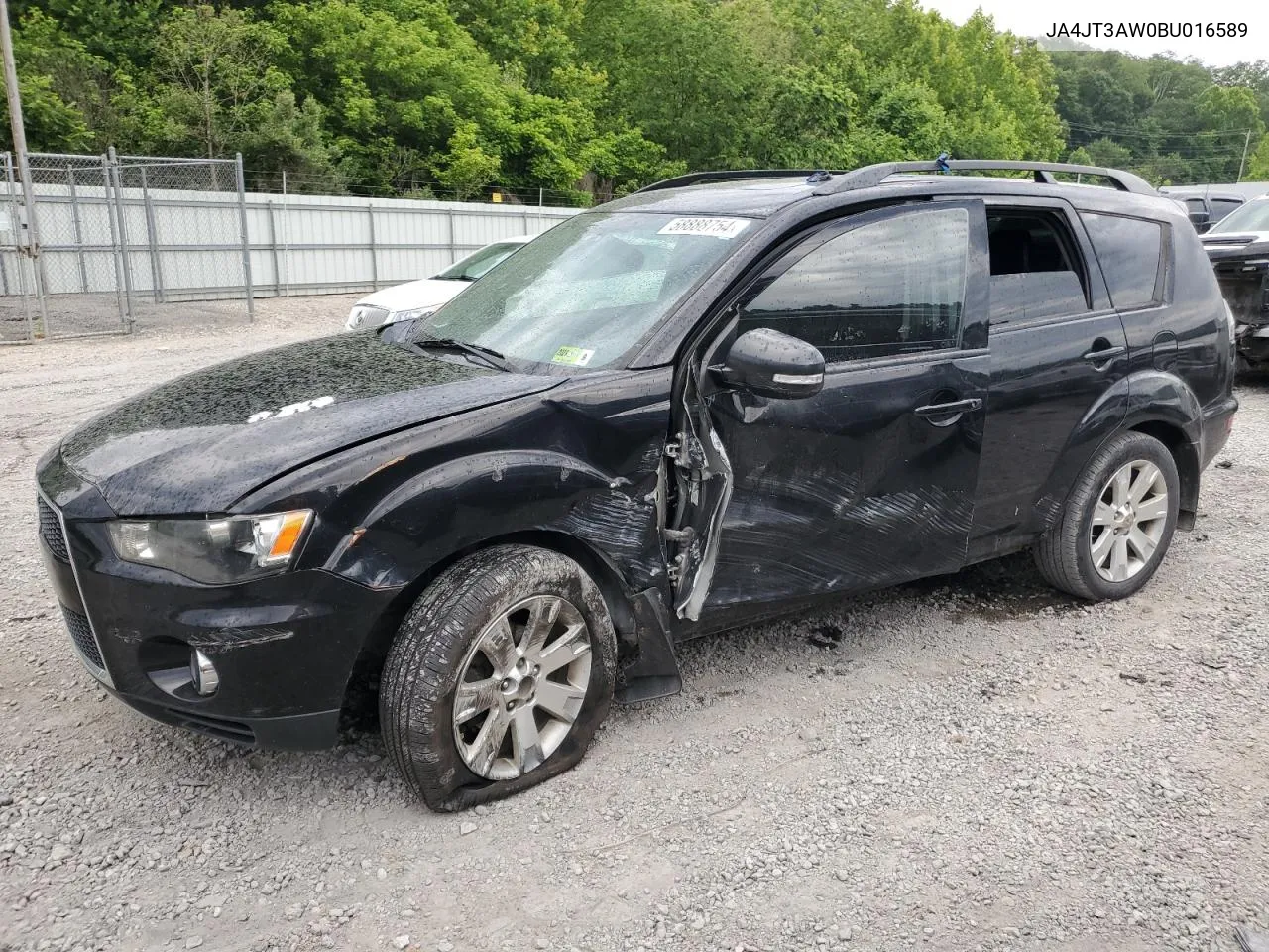 2011 Mitsubishi Outlander Se VIN: JA4JT3AW0BU016589 Lot: 58888754