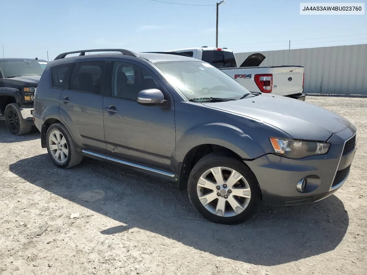 2011 Mitsubishi Outlander Se VIN: JA4AS3AW4BU023760 Lot: 61493514