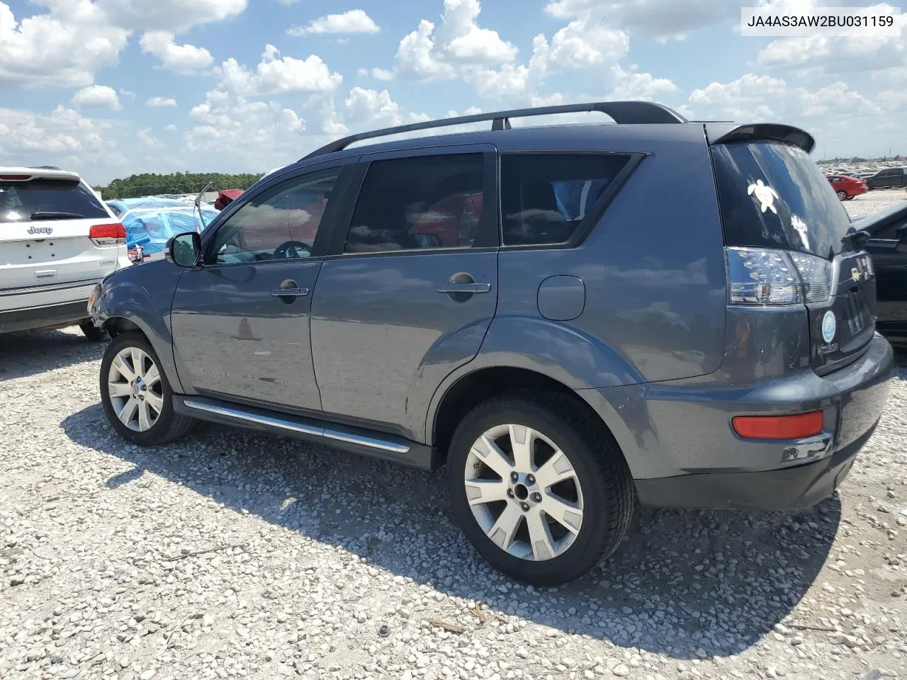 2011 Mitsubishi Outlander Se VIN: JA4AS3AW2BU031159 Lot: 67672044