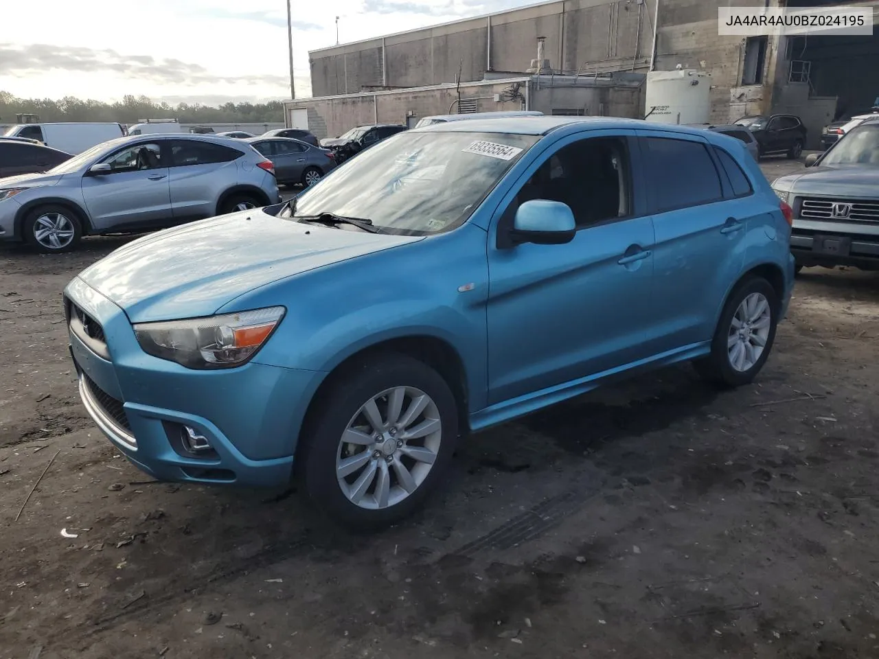 JA4AR4AU0BZ024195 2011 Mitsubishi Outlander Sport Se