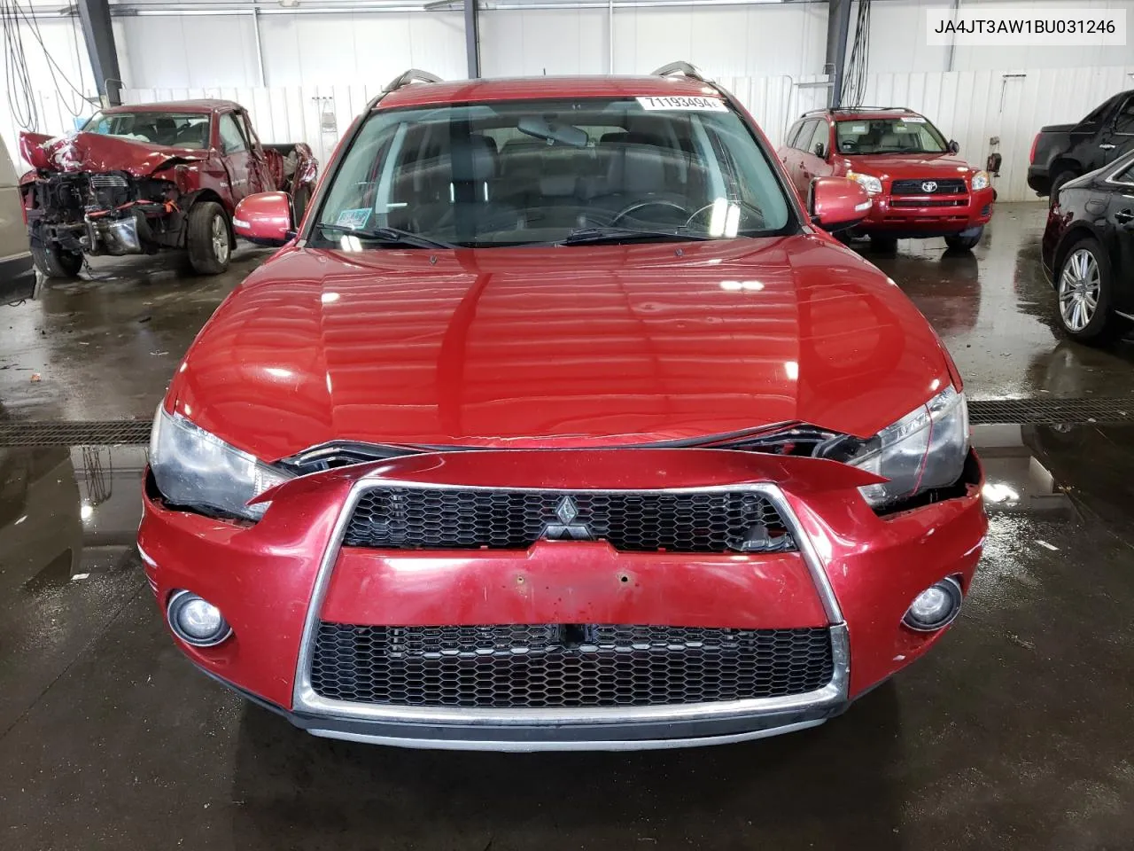 2011 Mitsubishi Outlander Se VIN: JA4JT3AW1BU031246 Lot: 71193494