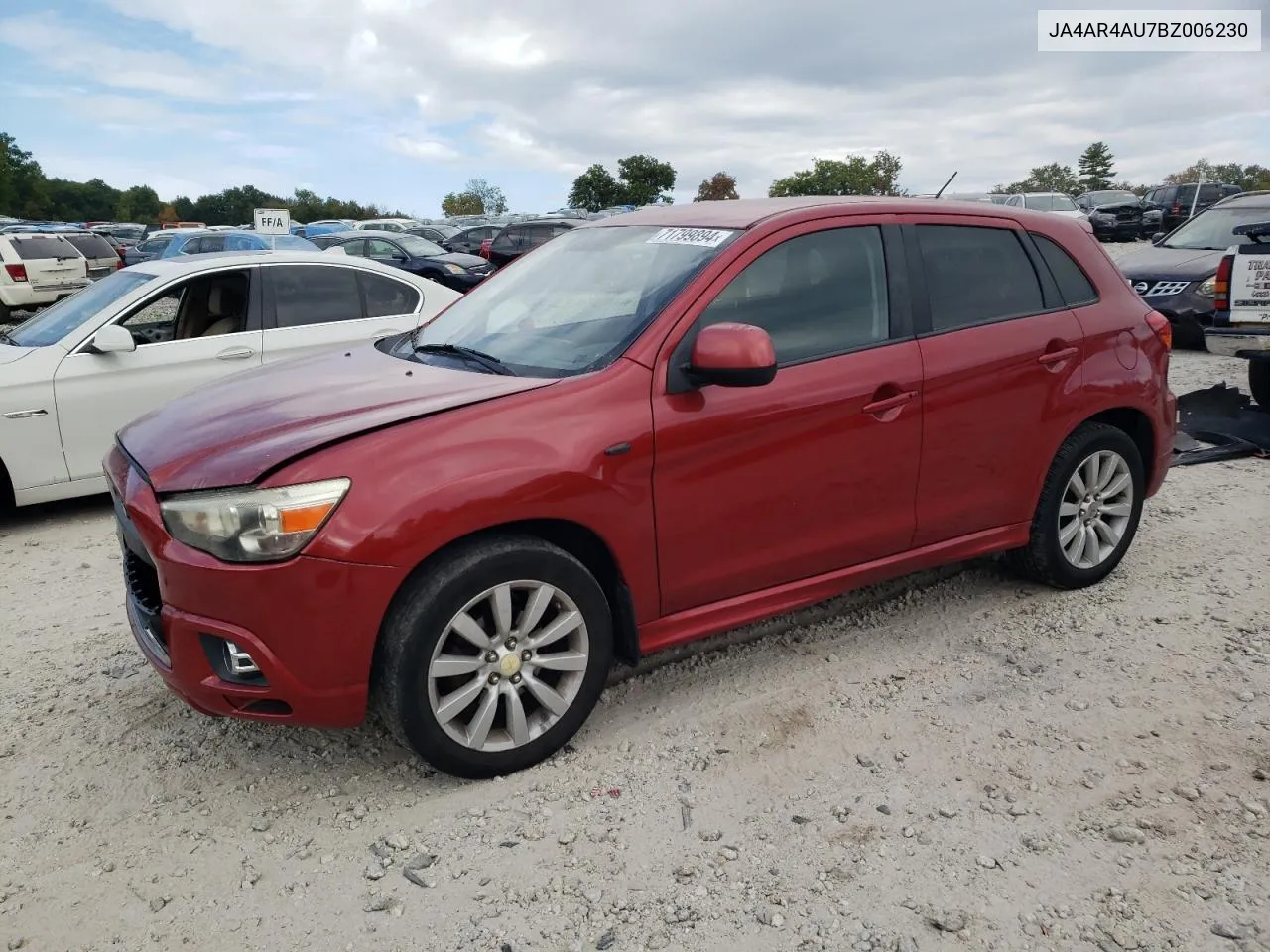 2011 Mitsubishi Outlander Sport Se VIN: JA4AR4AU7BZ006230 Lot: 71799894